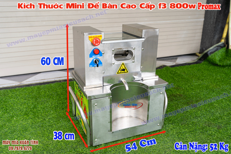 Kích Thước Mini để Bàn Cao Cấp F3 800w Promax