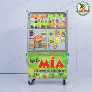 Máy Ép Nước Mía 4 Lô 73 Tủ Kính Model 1000