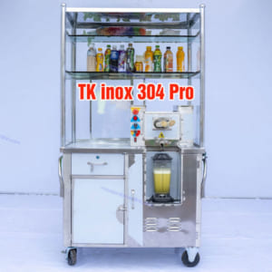 Xe Nước Mía Tủ Kính Đánh Bọt Model 800