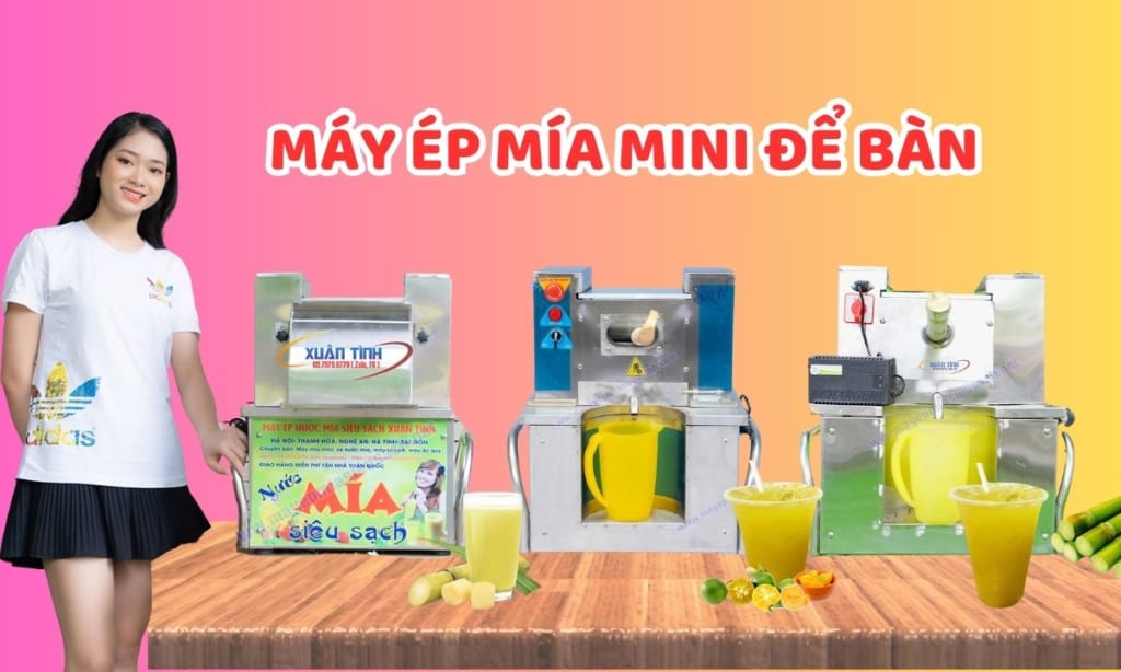 Máy ép Mía Mini để Bàn