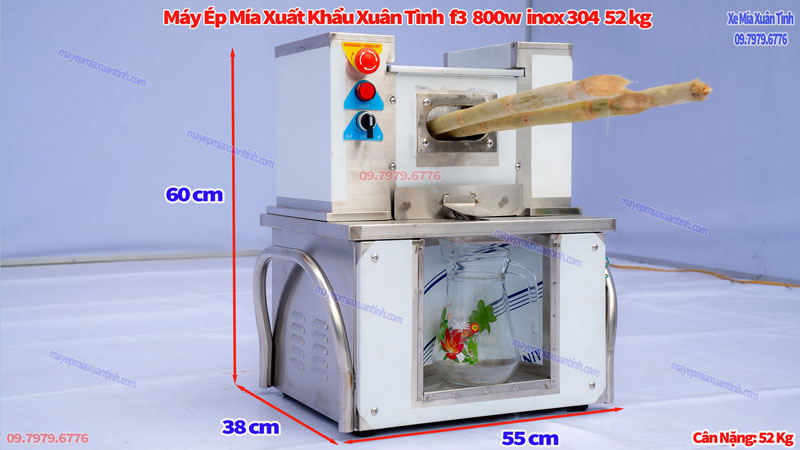 May Ep Mia Mini F3 800w Xuat Khau Inox 304 My Canada Han