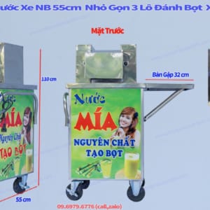 Xe Nước Mía Siêu Sạch Nửa Bàn Tạo Bọt