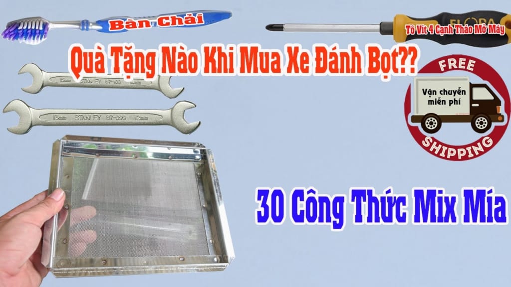 Khuyến Mãi Quà Tặng Nào Đi Kèm Khi Mua Xe Nước Mía Đánh Bọt