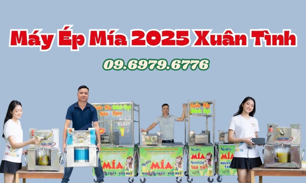 Máy Ép Mía 2025 Xuân Tình (1)