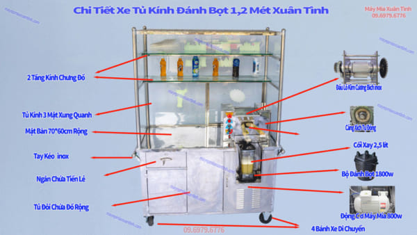 Cau Tao Xe Nuoc Mia Tu Kinh 1m2