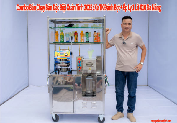 Combo Xe Nuoc Mia Tk 800w Va May Ep Ly 1 Lit X10 3