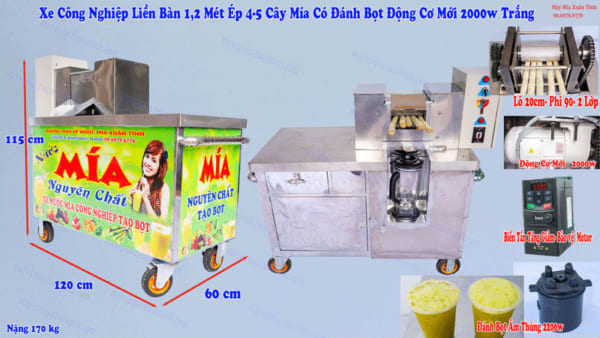 Xe Nuoc Mia 6 Lo 1m2 Cong Nghiep