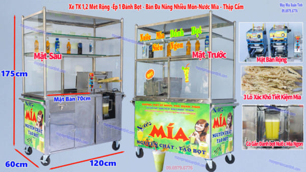Xe Nuoc Mia Tu Kinh 1m2